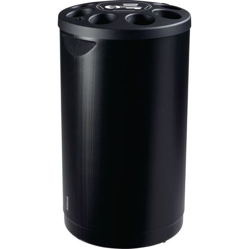 Raccoglitore Bottiglie IEEILULU 110L - Per Riciclo, Tessuto Oxford, Nero, Con Sacchetto Rimovibile