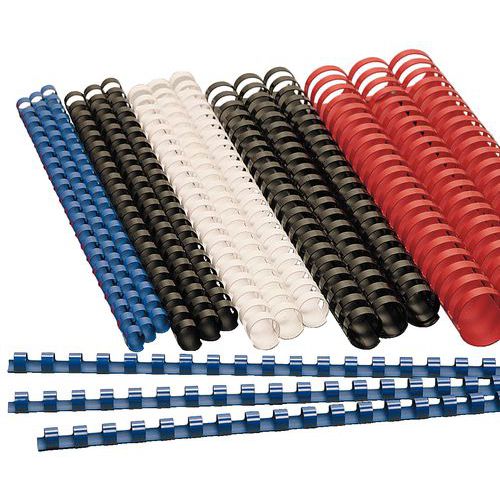 Dorsi Metallici Fellowes Per Rilegatura - 100 Pezzi, Argento, 12 Mm - Foto 8