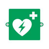 Cartello plexi 3D emergenza - DAE - 160x160mm