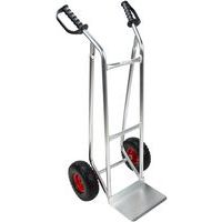 Bravetta in alluminio 200 kg - Ruote antiforatura - Manutan Expert