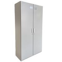 Armadio alto con ante battenti ricondizionato-Taupe