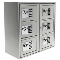 Cassaforte con serratura digitale a 6 scomparti - Viso