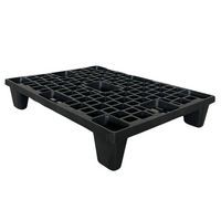 Mezzo europallet PP riciclato su piedi - incastrabile