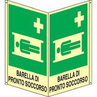 Bifacciale verticale luminescente - barella pronto soccorso