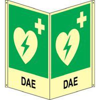 Bifacciale emergenza verticale luminescente - DAE