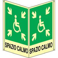 Bifacciale emergenza verticale luminescente - spazio calmo