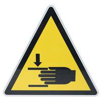 Cartello di pericolo - Rischio di schiacciamento - Manutan Expert