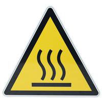 Cartello di pericolo - Superficie calda - Alluminio - Manutan Expert