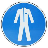 Cartello Indumenti di protezione obbligatori - PVC - Manutan Expert