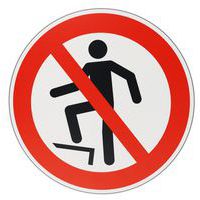 Cartello Vietato calpestare la superficie - PVC - Manutan Expert