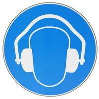 Cartello Protezione uditiva obbligatoria - PVC - Manutan Expert