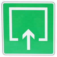 Cartello di evacuazione Zona di sicurezza in alluminio 200 x 200 mm - Manutan Expert