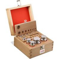 Valigetta in legno di pesi in acciaio inossidabile - OIML F1 - Timber