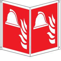 Cartello antincendio bifacciale quadrato - attrezzature antincendio