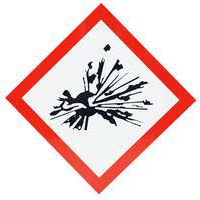 Cartello CLP - Rischio di esplosione - Manutan Expert