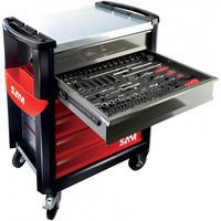 Carrello con 6 cassetti composto da 224 utensili + paddle omaggio - SAM