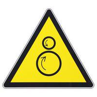 Cartello di pericolo - Rulli controrotanti - Manutan Expert