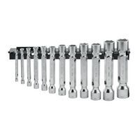Set di 12 chiavi a tubo doppie pesanti