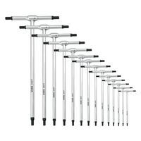 Set di 14 chiavi a T con maschio esagonale