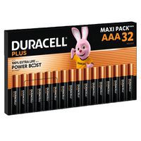 Pila alcalina AAA Plus Maxi Pack - Lotto da 32 - Duracell
