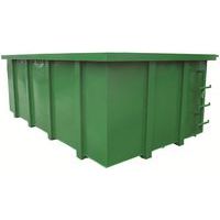 Vasca fissa per sfridi – Capacità 9 e 15 m3