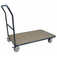 Carrello in acciaio a sponda fissa - Portata 250 kg - Manutan Expert