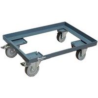 Pianale carrellato per contenitori a norma europea - 250 kg - Manutan Expert