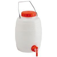 Bottiglione in HDPE alimentare a bocca larga - con rubinetto