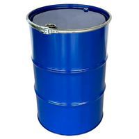 Fusto metallico omologato per liquidi 217 L - con coperchio