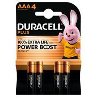 Pila alcalina AAA Plus Powerboost - 4 unità - Duracell