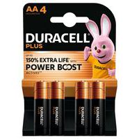 Pila alcalina AA Plus Powerboost - 4 unità - Duracell
