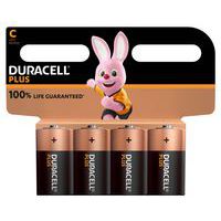Pila alcalina C Plus 100% - 2 o 4 unità - Duracell