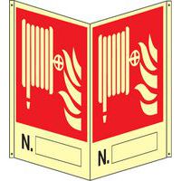 Bifacciale verticale Luminescente - n°lancia compilabile