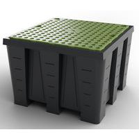 Vasca di raccolta 1 IBC da 1200 L - Carbone Light