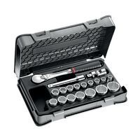 Cassetta di ABS con bussole poligonali  - 19 pezzi