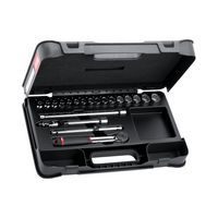 Cassetta di ABS con bussole poligonali  - 21 pezzi