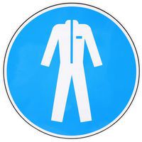 Cartello Indumenti di protezione obbligatori - Manutan Expert