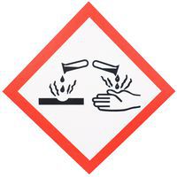 Cartello CLP - Corrosivo - PVC - Manutan Expert