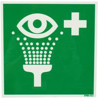 Cartello fotoluminescente - Lavaggio occhi - Rigido