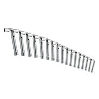 Set di 17 chiavi a pipa doppie leggere