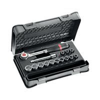 Cassetta di ABS con bussole esagonali - 15 pezzi