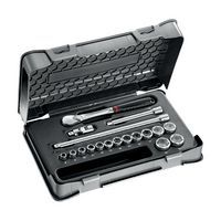 Cassetta di ABS con bussole esagonali - 18 pezzi