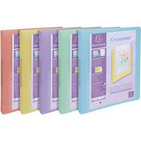 Raccoglitore 2 anelli Kreacover x 15 assortiti - Exacompta