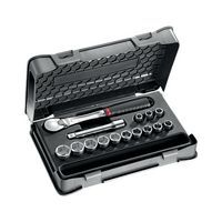 Cassetta di ABS con bussole esagonali  - 15 pezzi