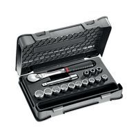 Cassetta di ABS con bussole poligonali  - 15 pezzi