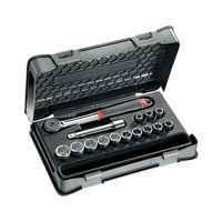 Cassetta di ABS con bussole esagonali - 15 pezzi