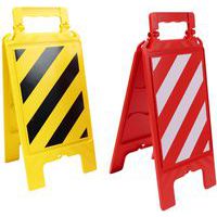 Cavalletto di segnalazione a strisce