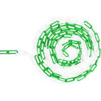Catena in plastica in sacco - Bianco/verde