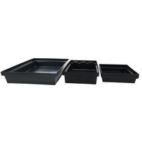 Scheurich 58946 Sottovaso In Plastica Resistente, Diametro 24 Cm, Altezza 3.5 Cm, Made In Germany, Per Vasi Da Interni Ed Esterni