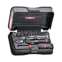 Cassetta di ABS con bussole esagonali - 19 pezzi